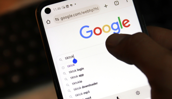Búsqueda de tiktok en Google