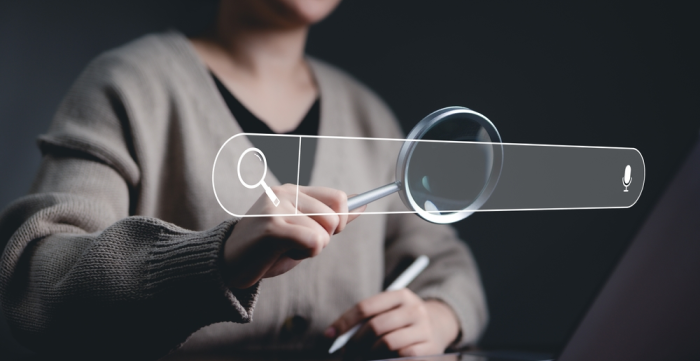 Usuario busca en web, aprovecha SXO de sitio